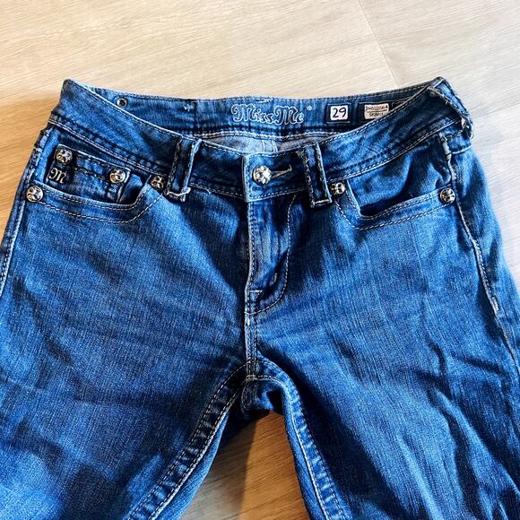 Miss Me Denim Jeans Medium Wash Sunny Skinny Jeans Size 29 - Picture 2 of 4